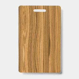 Crachá Estilo de madeira elegante da grão