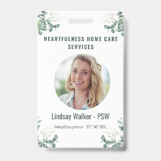 Crachá Estilo Eucalipto 