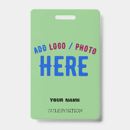 CRACHÁ ESTILO MODERNO PERSONALIZADO MINT VERDE VERIFICADO