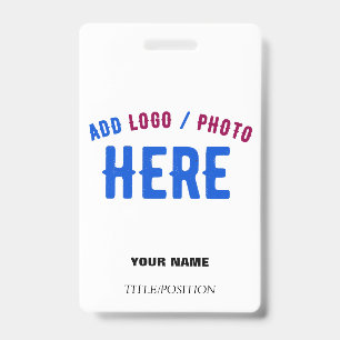 CRACHÁ ESTILO MODERNO PERSONALIZÁVEL BRANCO VERIFICADO MA