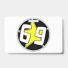 Crachá Estrela Amarela 69