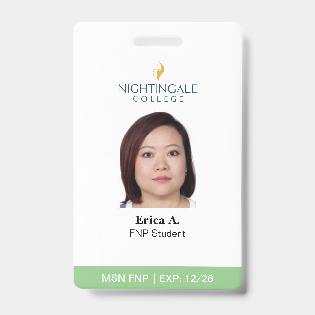 Crachá Estudante FNP (Frente)