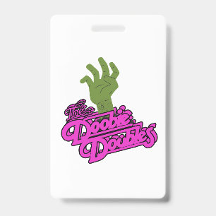 Crachá Etiqueta de Nome Spooky Doobie Doubles Halloween