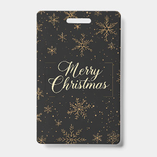Crachá Etiqueta-Feliz Natal