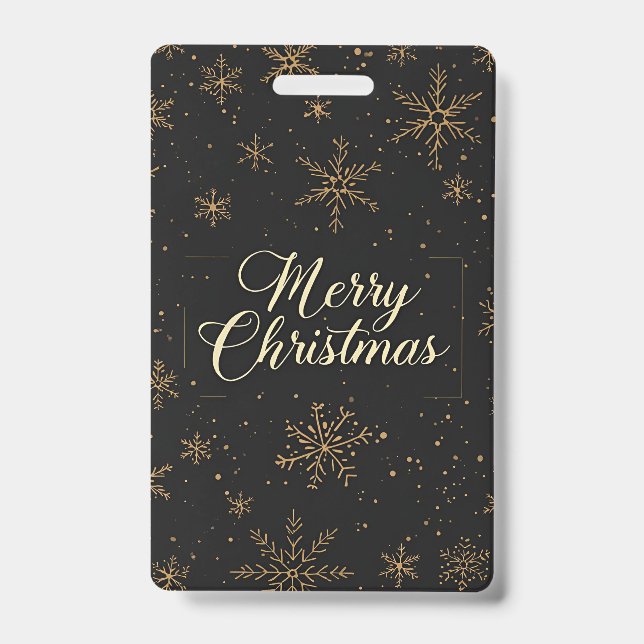 Crachá Etiqueta-Feliz Natal (Frente)