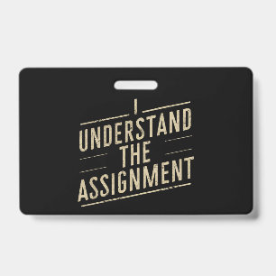 Crachá Eu entendo a atribuição Vote Kamala 2024