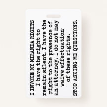 Eu Invoco Meus Direitos De Miranda/Eu Não Concordo