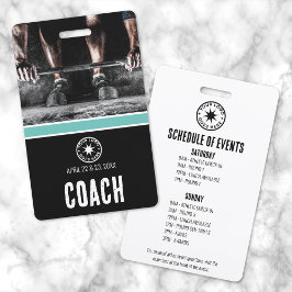 Crachá Evento Esportivo Treinador
