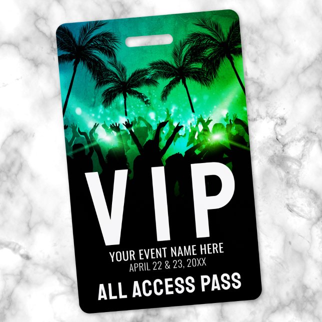 Crachá Evento VIP de Acesso Total (All Access Event VIP Badge)