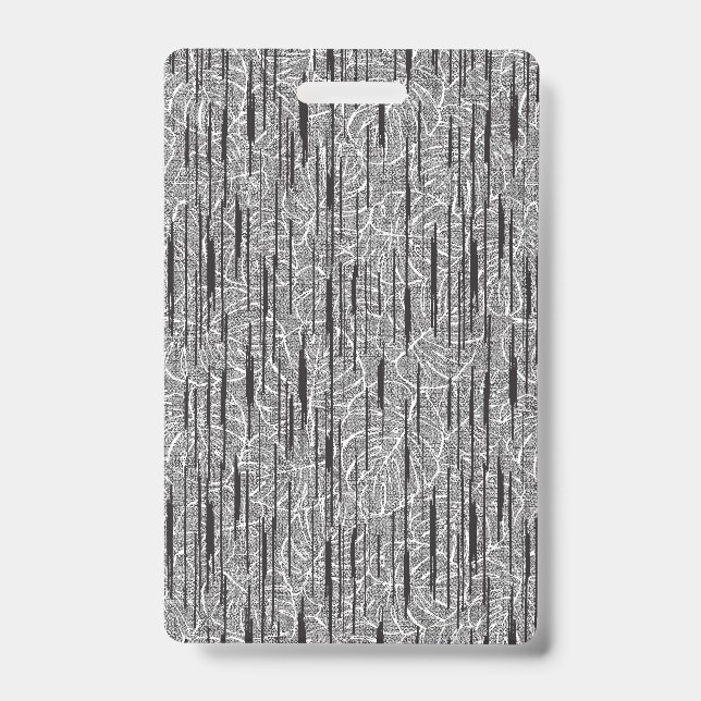 Crachá Fabric Floral Pattern Interior Design Wallpaper (Frente)