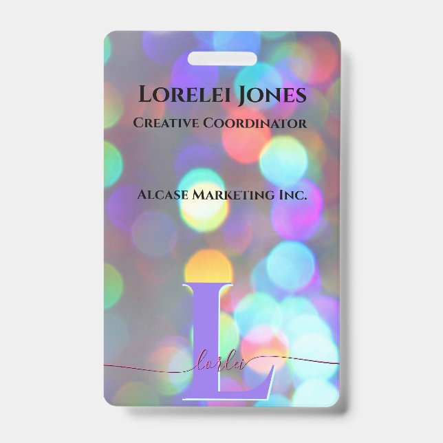 Crachá Faíscas Multicolores (Frente)