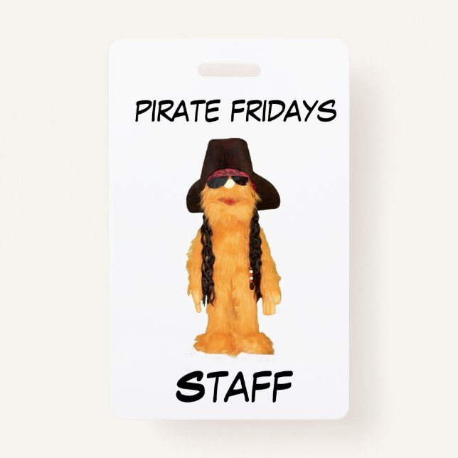 Crachá Fall Falldom Staff ID Badge  (Frente)