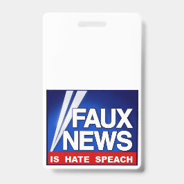 Crachá Faux News