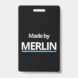 Crachá Feito por MERLIN