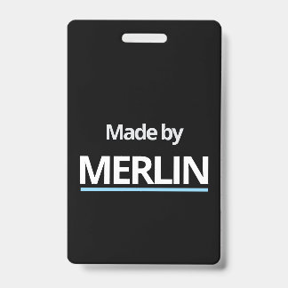 Crachá Feito por MERLIN