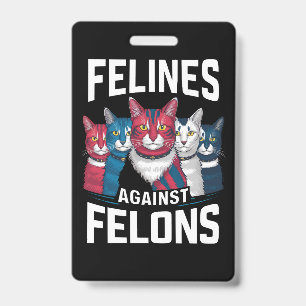 Crachá Felinos Contra Criminosos