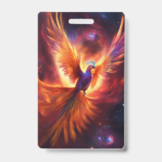 Crachá "Feliz Dia das Mães": Fênix Celestial