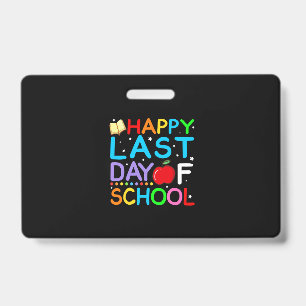 Crachá Feliz Dia Passado Da Graduação Escolar