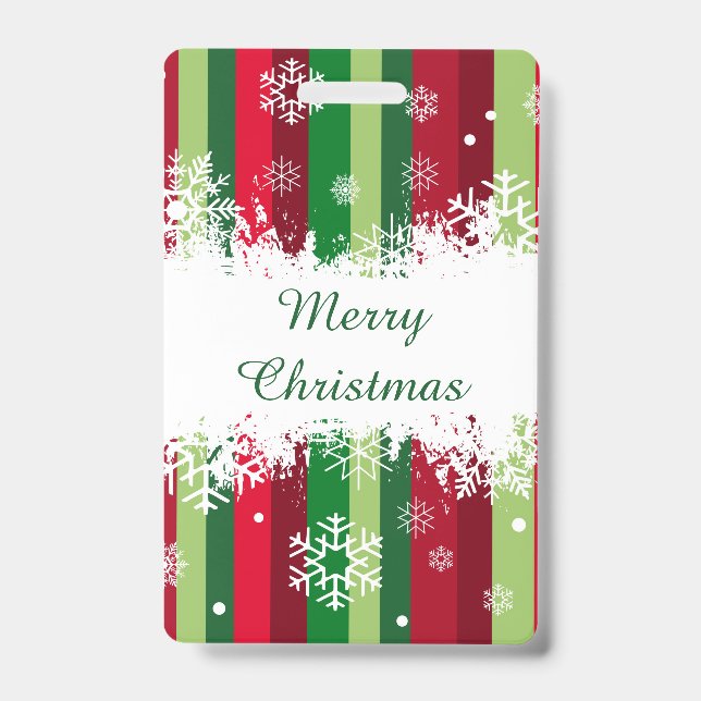 Crachá Feliz Natal (Frente)