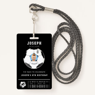 Crachá Festa de aniversário de Fotografias Personalizadas