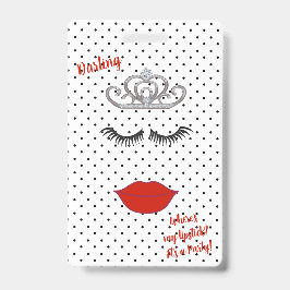 Crachá Festa VIP de Entrada do Partido BRIDE & CO Tiara