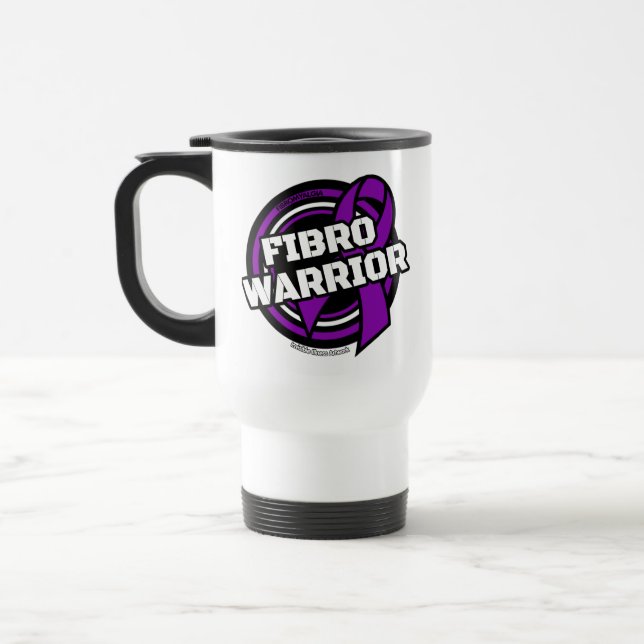 Crachá...Fibro Caneca de viagem (Esquerda)