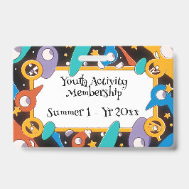 Crachá Filiação ao Acampamento de Atividades para Jovens