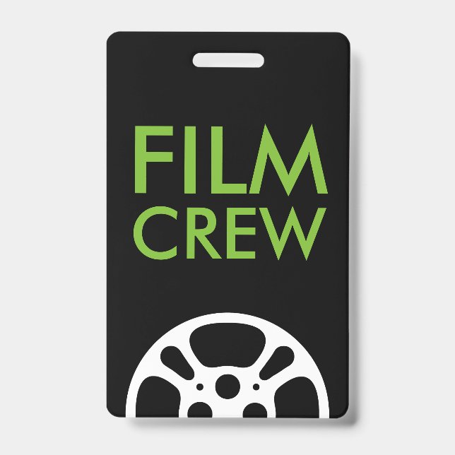 Crachá Film Reel Crew e Funcionarios Lanyard (Front)