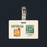 Crachá Fim de Semana do Solteiro Cocktail antigo<br><div class="desc">A suíte "Old Fashiated Bachelor Party" é uma coleção ousada e eterno projetada para um fim de semana de estilo clássico e diversão inesquecível. Centrada em uma rica paleta de cores inspirada na safra e apresentando uma aquarela impressionante de um coquetel antigo, essa coleção captura o espírito da revelação refinada....</div>