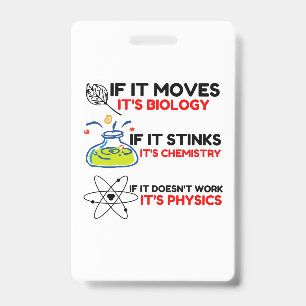 Crachá FÍSICA DE QUÍMICA DE BIOLOGIA DA Ciência