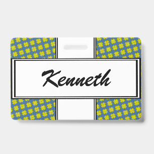Crachá Fita de Trevo Amarelo por Kenneth Yoncich