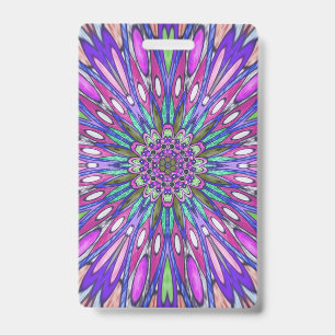 Crachá Flor de mandala