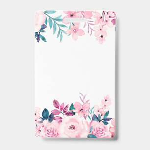 Crachá Flores de Rosa Rosa Primavera Desenho Floral Bonit
