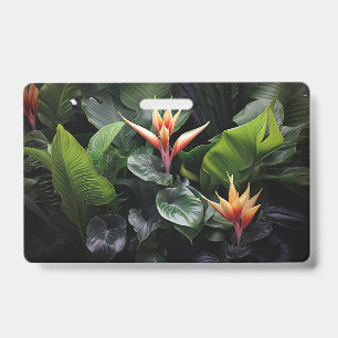 Crachá Folhas tropicais exóticas