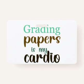 Crachá Formando Papers é o meu presente de Cardio para pr