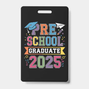 Crachá Formando Pré-Escolar 2025 - Graduação Pré-Escolar