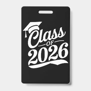Crachá Formatura Graduado Orgulhoso da Turma de 2026