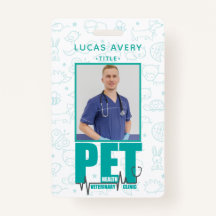 Foto Clínica Veterinária Azul Moderno