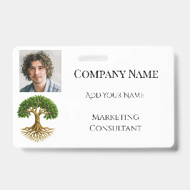 Crachá Foto de Material Promocional da Empresa Tree of Li