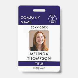 Crachá Foto do Modelo do Nome do Cartão de Identificação 