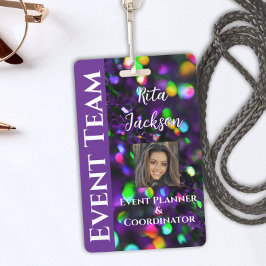 Crachá Foto Esbranquiçada Roxa