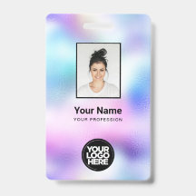 Foto holográfica para funcionários, código do Bar,