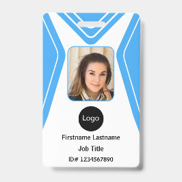 Crachá Foto, Logotipo, Código de Barras personalizado da 