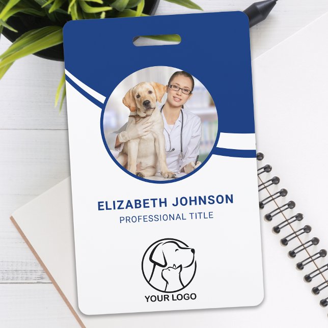 Crachá Foto personalizada Código do Bar do funcionário No (Criador carregado)