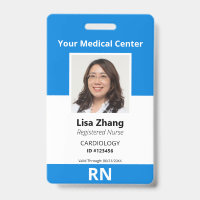 Foto Personalizada de Funcionário de Hospital