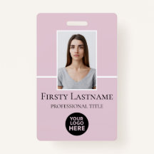 Foto personalizada do funcionário, código de barra