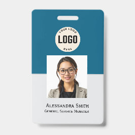 Crachá Foto personalizada do funcionário, código do Bar,