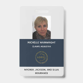 Crachá Foto personalizada para funcionários Adicionar o l