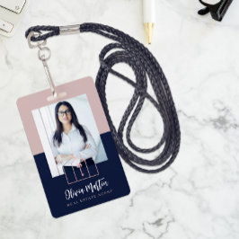 Crachá Fotografia e logotipo de imóveis profissionais mod