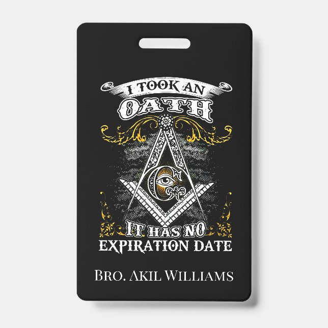 Crachá Freemason (Frente)